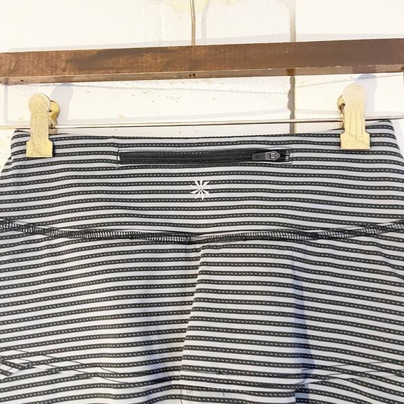 ATHLETA Swagger Mini Skort Black Gray Striped XXS - Picture 6 of 8